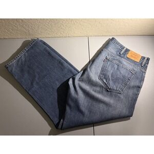 Levi's 569 Men's Jeans 42x32 (44x30) Loose Straight Medium Wash Denim